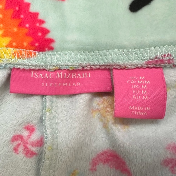 Isaac Mizrahi velour holiday joggers, size M - Picture 4 of 6